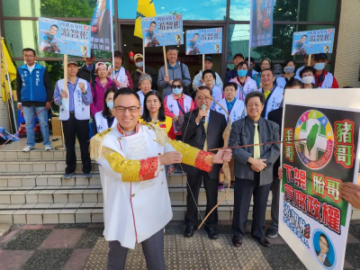 接連爆料民進黨　新黨遊智彬扮國會遊騎兵登記參選