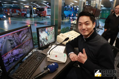 春節疏運啟動　蔣萬安視察市府轉運站發送發財金