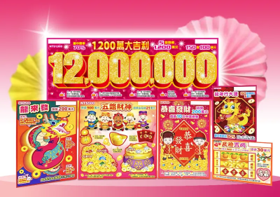 財神狀元帽給靈感！林口夫妻挑3號刮刮樂　幸運刮中頭獎1200萬