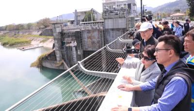 中北部水情告急！擔心春雨不來　盧秀燕視察石岡壩：4月是關鍵