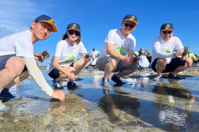 支持海洋生態保育！中信金董事親赴澎湖港子社區　投入海草牀復育