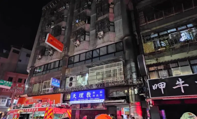 快訊／新莊公寓分租套房火警！住戶急疏散　2人嗆傷送醫