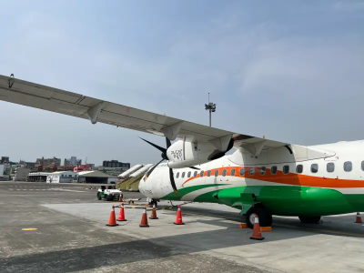 暴雨來襲！松山機場暫停地面作業　部分航班恐延誤