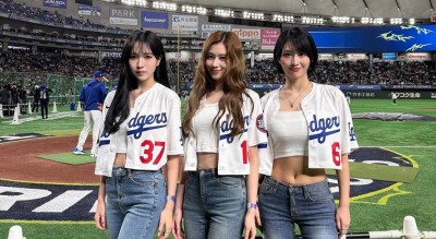 TWICE小分隊穿道奇特製球衣登MLB東京熱身賽！她靠心機剪裁比例完勝引暴動