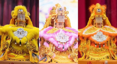 山邊媽祖每年都穿不一樣獲封「時尚轎主」！色票穿搭不輸英國女王