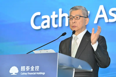 新台幣匯率近期飆升　國泰金董事長蔡宏圖：中長期沒有問題