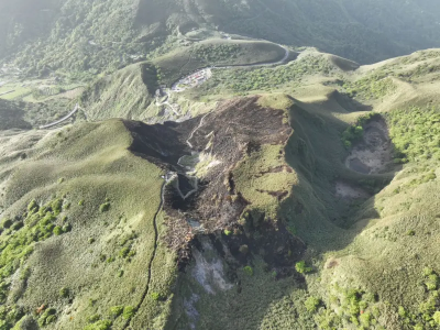 疑儀器失火釀火燒山　全台空品感測器拆鋰電池