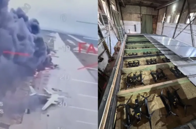 烏克蘭「蜘蛛網行動」無人機打爆俄空軍基地！他曝是這國背後暗助