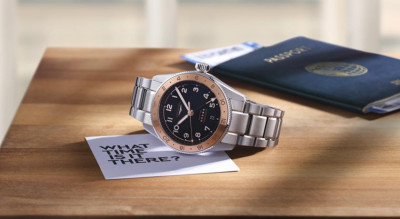 浪琴Zulu Time世界時區推獨家玫瑰金款！首搭透明底蓋 機芯自動盤藏細節