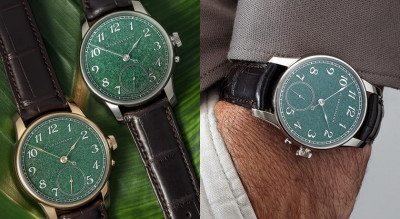 德獨立製錶Moritz Grossmann展細膩工藝！手動顫動雕刻打造深邃綠面錶盤