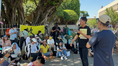 勘驗偵訊錄音！黃國昌爆氣轟「羅織入罪」　率小草抗議：下台