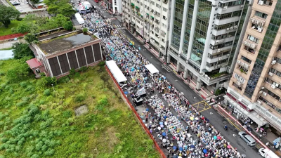 726大罷免／踢館民進黨！民眾黨喊破2萬人　空拍圖曝光　