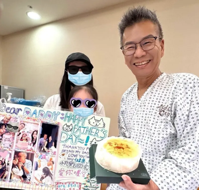 沈玉琳罹血癌過首個父親節！PO治療照報平安、暴瘦剩骨頭全網看哭