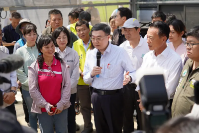 關心嘉義農產重建　卓榮泰：災害貸款可依個案延長申請