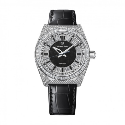 Grand Seiko首款密鑲鑽石Spring Drive來了！鉑金錶殼搭8日鍊 價格破紀錄