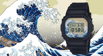 G-SHOCK把浮世繪變成錶盤！超人氣方形錶5600飄江戶風 包裝盒竟比手錶更美