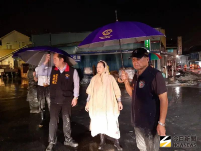 馬太鞍溪堰塞湖溢流衝擊光復鄉　徐榛蔚連夜坐鎮救災、關心居民