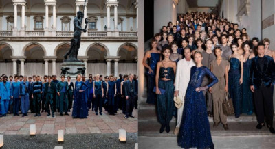 GIORGIO ARMANI時尚舵手操刀最終章 2026春夏演繹剛柔並濟女子力 面料混搭強調輕重和諧對比美