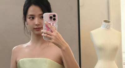 「Dior小公主」Jisoo又美到犯規！披巨型蝴蝶結禮服根本童話公主真人版