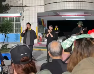 中秋節團圓！舞思愛、馬詠恩現身光復國小　用歌聲療癒馬太鞍災民