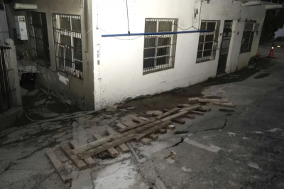 新竹驚傳地層下陷！房子矮一截　33名住戶緊急安置　施工惹禍