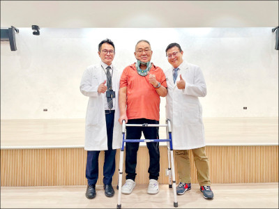 7旬翁跌倒後麻痛難行 微創支架術救援免癱瘓