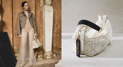 原來白色、金色是春天大勢！Dior早春系列把經典包款披上白金色外衣