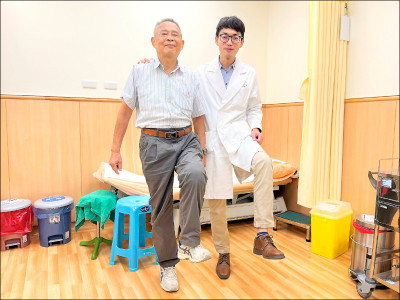 換人工膝關節走路歪斜 翻修手術回正軌