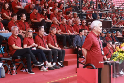 張忠謀身體欠安未出席台積電運動會　魏哲家：一起祝他早日康復