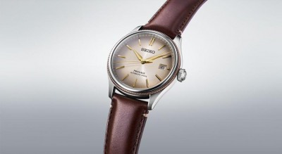 SEIKO最優雅Presage漸層白茶色美翻！皮革錶帶大有來頭 極限量開賣