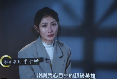 直擊／李千娜淚送顏正國：感念超級英雄！高捷誦阿彌陀佛迴向給他