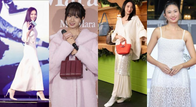 時尚名人一週間》鄭秀文網襪逼腿根好害羞、「郭董妻」曾馨瑩白洋裝優雅登台