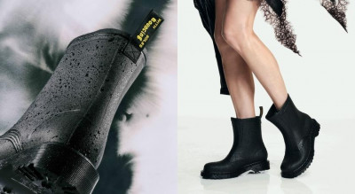 叛逆不怕淋雨！馬汀鞋經典八孔靴推出雨鞋版 「雨神同行」也帥氣不羈