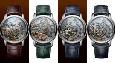 江詩丹頓精巧重現希臘神話 閣樓工匠新作匯集大師技藝 手雕結合琺瑯彩繪栩栩如生