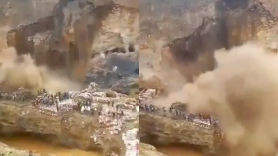 民主剛果鈷礦場橋梁坍塌！至少32非法礦工罹難　生死瞬間影片曝