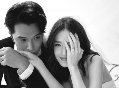 許瑋甯、邱澤11月28日辦婚宴！絕美婚紗曝光　甜蜜親吻老婆秀鑽戒