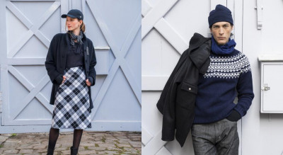 agnès b.書寫法式冬日情調 溫暖毛料勾勒都會男女裝 VOYAGE彎月包雙面可用