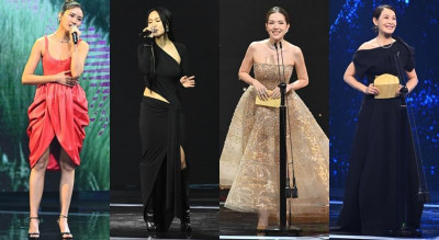 金馬62》比紅毯還更精採！許瑋甯、桂綸鎂大秀香肩典禮舞台火辣比美