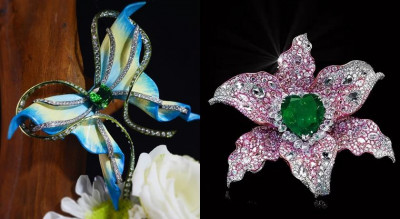 百合、蘭花、蝴蝶化身高訂珠寶！ANNA HU四大傑作亮相展現冬日靈光