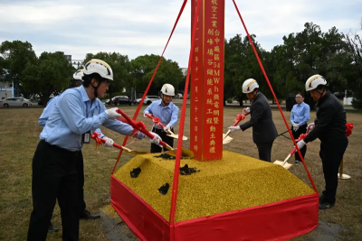 漢翔「電力島」建置最大應用案場　能獨立供應全區用電達6小時