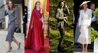 凱特王妃2025封神10套時尚造型！從國宴禮服到牛仔褲配小白鞋全都精採