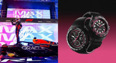 泰格豪雅F1粉紅腕錶點亮卡達賽！Verstappen奪冠Monaco經典左冠再成焦點