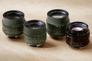 徠卡熱門M鏡頭換上新LOOK 啞光橄欖綠更添特殊性 亮面黑漆版紋路獨一無二