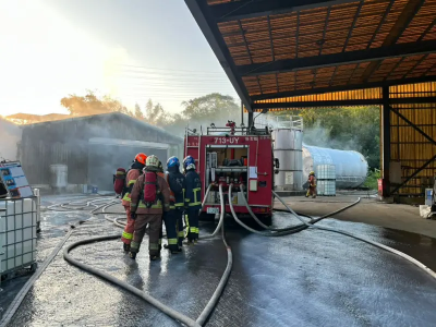 三峽化學工廠驚傳火警！上百警消馳援　1小時才撲滅