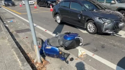 南投71歲老翁3路口「撞3車釀1重傷」肇逃！遭警強拖下車逮捕