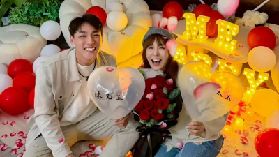 快訊／陳晨威求婚成功！中信兄弟啦啦隊女神啾啾Julia感動答應