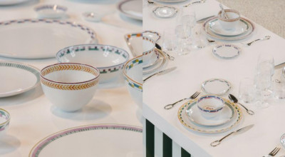 愛馬仕新餐瓷點亮桌上風景 手繪幾何建構contrepoint韻律感 30種色調杯盤盛裝優雅日常