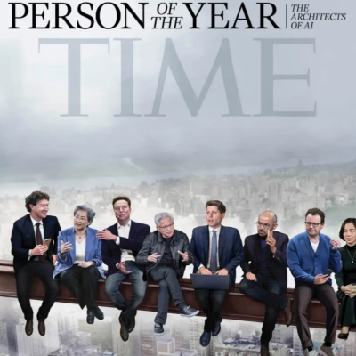 《時代》雜誌2025年度風雲人物！黃仁勳、蘇姿豐等多位AI巨擘上榜