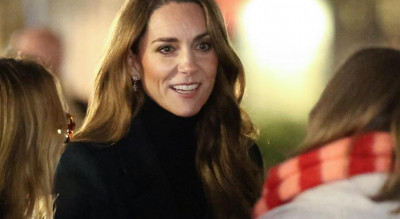 凱特王妃私下穿衣也優雅！未公開行程美照外流「綠色格紋大衣」掀討論