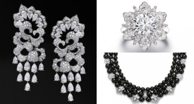 蕭邦高級珠寶點亮清冷雪夜 精心鋪排白鑽折射澄澈光芒 蕾絲漩渦設計耳環流線生動